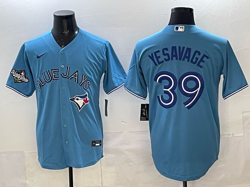 Men 2025 Toronto Blue Jays #39 Yeaavage Light Blue Game Nike MLB Jersey style 02